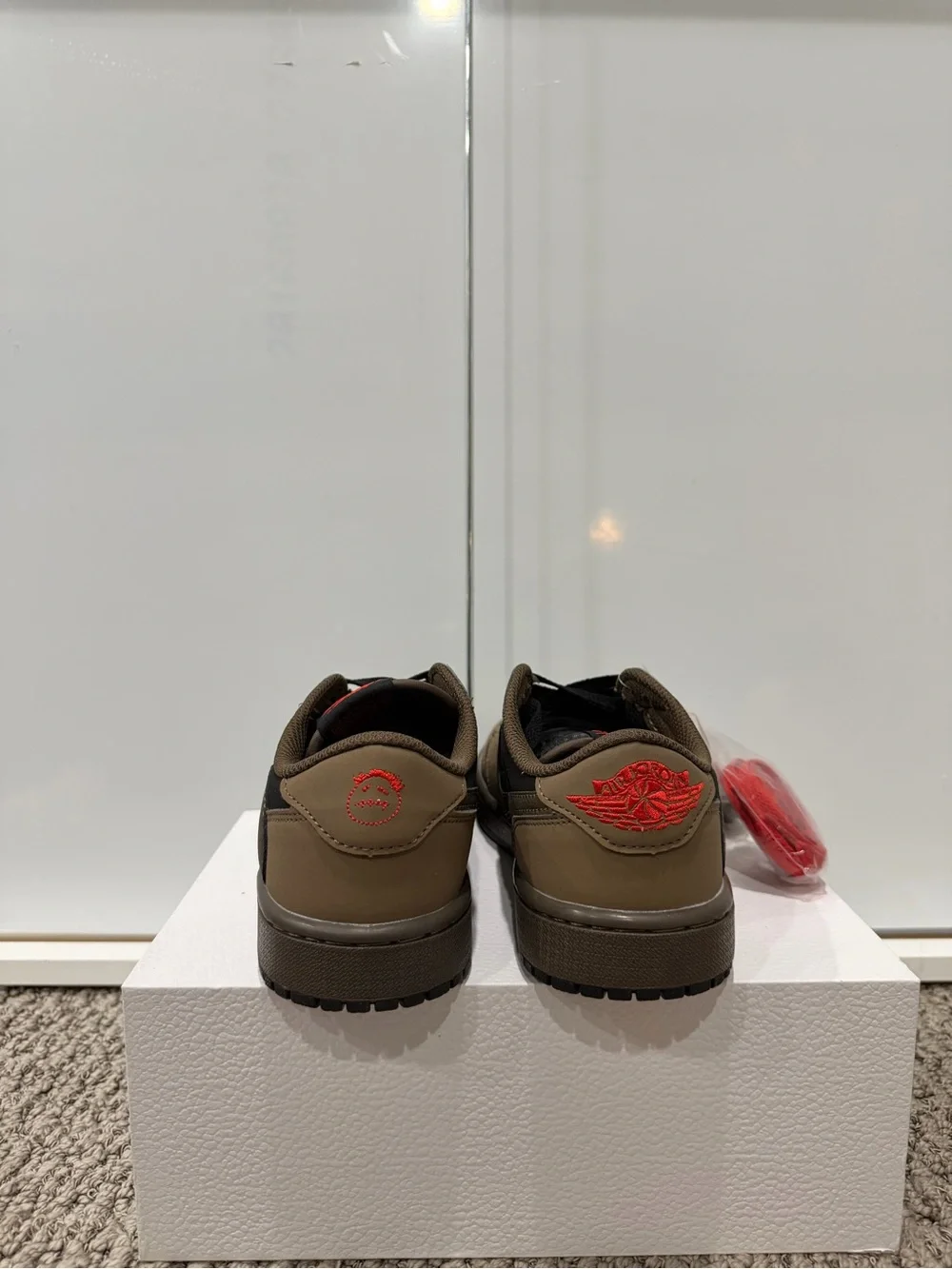 Nike Air Jordan 1 Low in Black and Brown